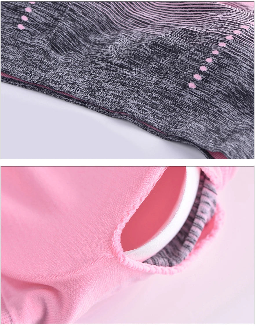 Sports Bra High Stretch Breathable Top Fitness Women Padded for Running Yoga Gym Seamless Crop Bra Gradient Sport Bra