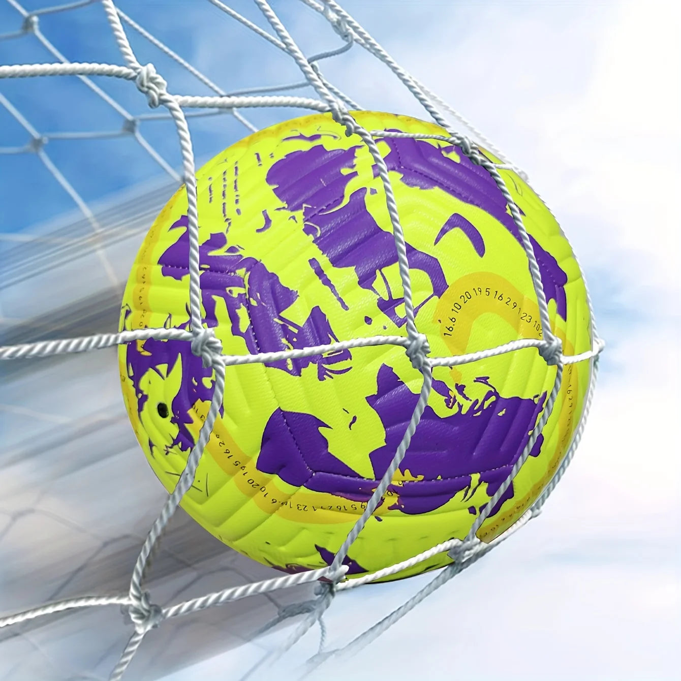 Soccer Ball Official Size 5 Three Layer Wear Rsistant Durable Soft PU Leather Seamless Football Team Match Group Train Game Play