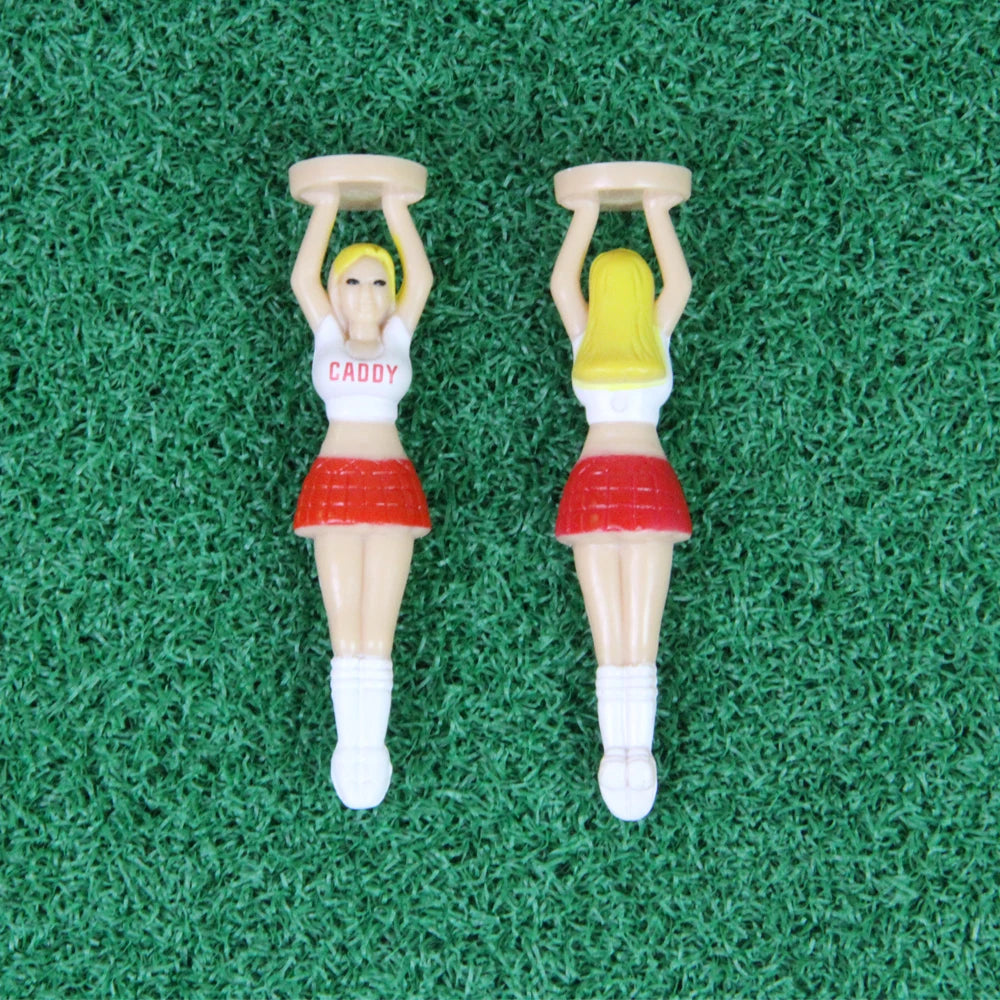 5pc Funny Golf Tees Lady Bikini Girl Golf Tees,78 mm Plastic Pin-up Golf Tees,Home Golf Tees for Golf Training, Golf Accessories