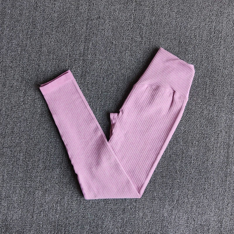 New Yoga Pants Sports Clothing Seamless Legging Solid High Waist Full Length Workout Leggings for Fittness Yoga Leggings