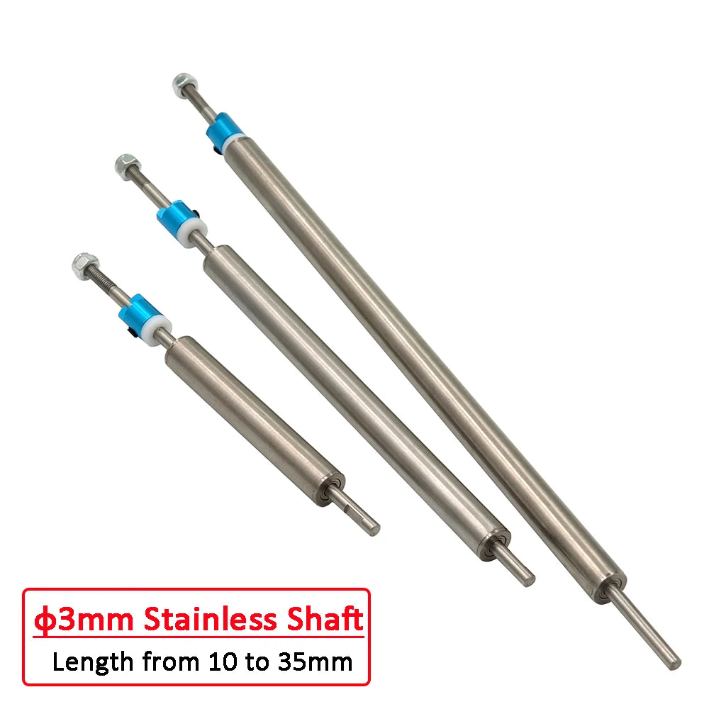1 Piece High Precision 3mm Stainless Steel Marine Boat Prop Shafts +Shaft Sleeve Tuber Set for RC Boat 1 Piece High Precisio