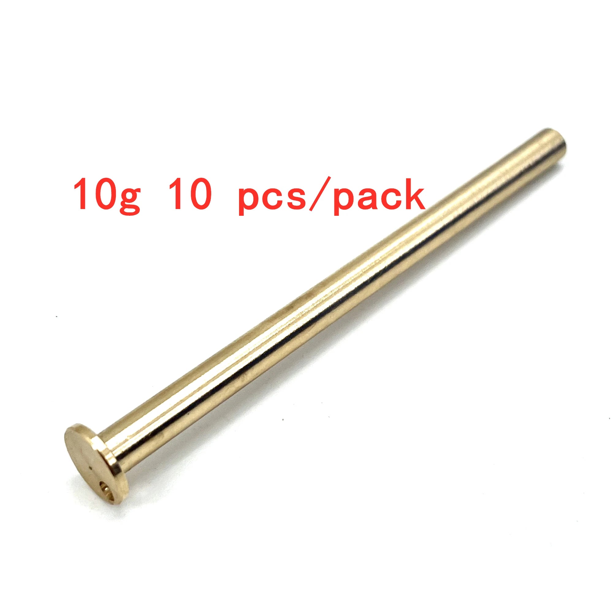 10Pcs Set Golf Club Weight Head Accessories Shaft Plug Assembling Kits Copper Nail Brass Swing Carbon/steel Size .370/.335/.350