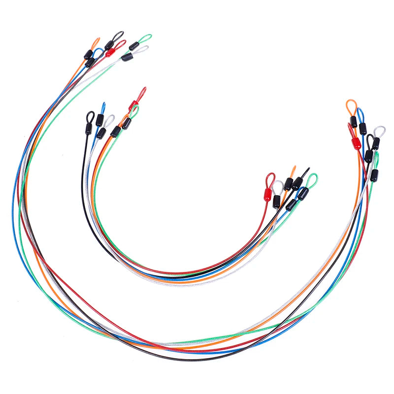 Safety Cable Steel Wire Rope 0.5/1M For Outdoor Sports Bike Lock Guard Security Luggage