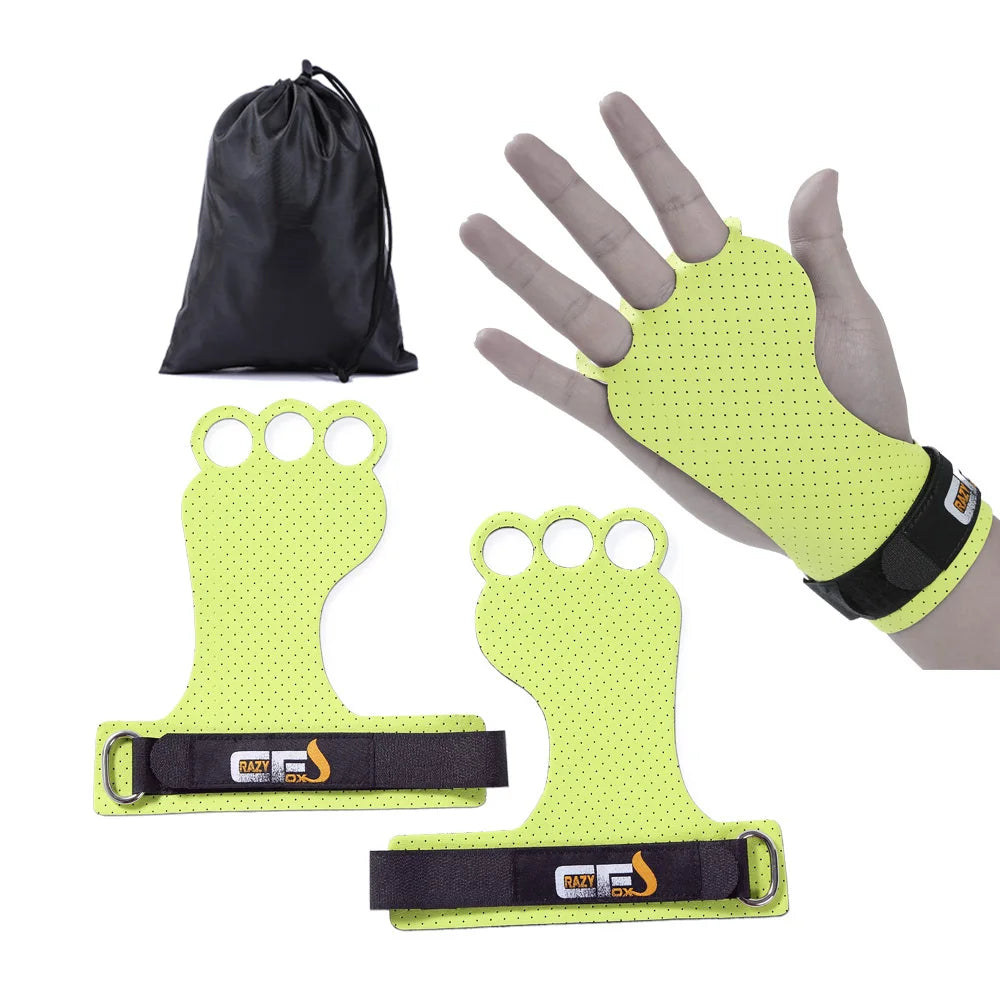 1 Pair Gymnastics Hand Grips Gymnastic Crossfit Grip Perfect for Pull-ups Kettlebell Home Gym