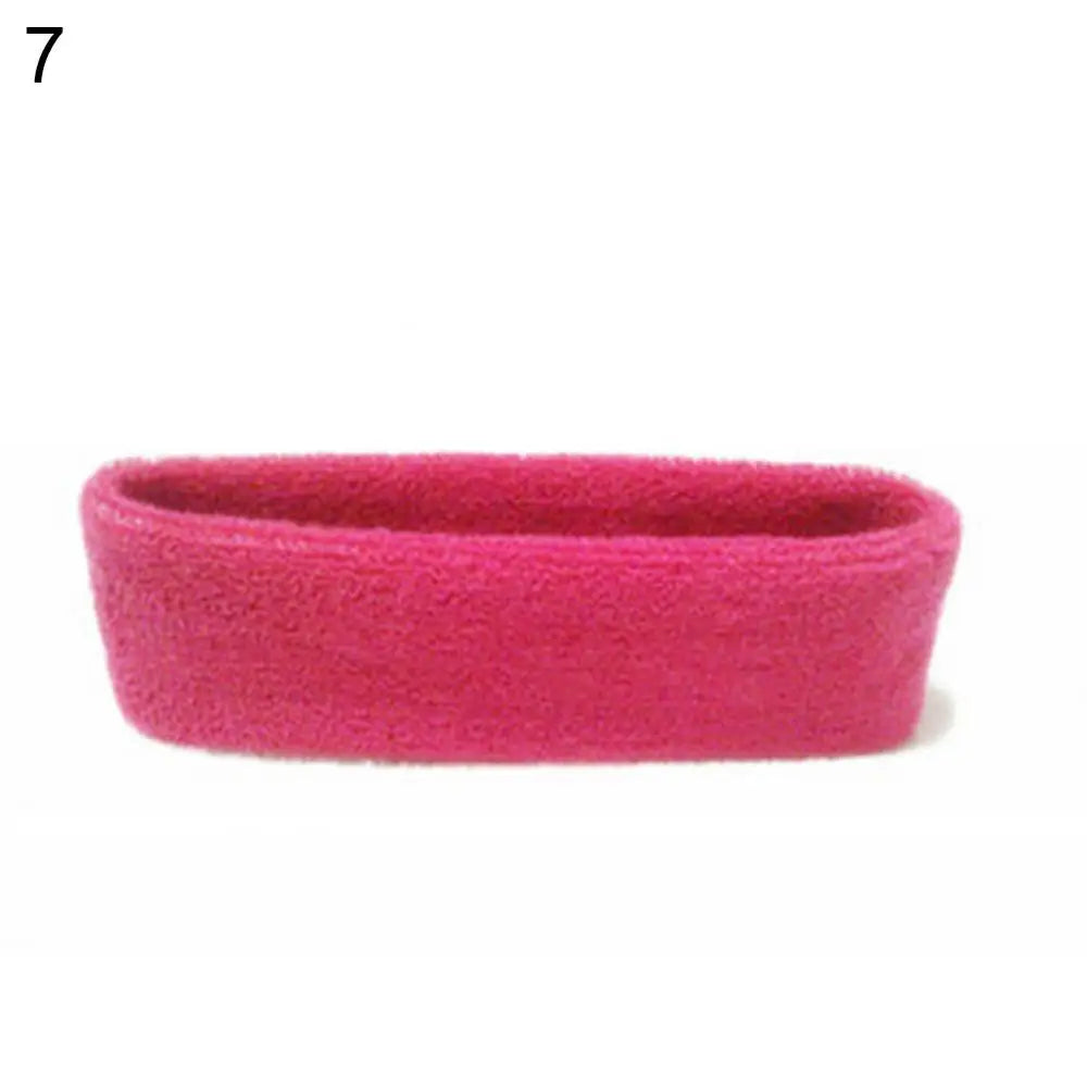 Unisex Sports Yoga Sweatband Summer Headband Fashion Gym Stretch Hair Band Sports Safety Sweat band