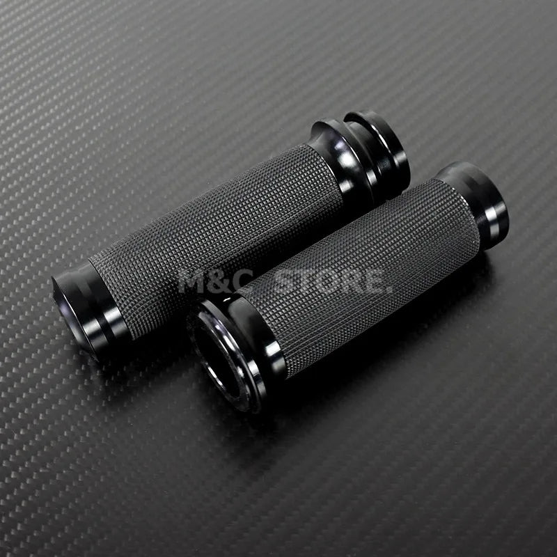 Motorcycle Electronic Grips 1"25mm Black Hand Grips For Harley Touring Road King Glide FLHR Breakout CVO Ultra Limited FLHTK