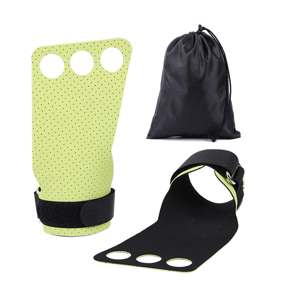 1 Pair Gymnastic Crossfit hand grips Perfect for Pull-ups Kettlebell Weight Lifting Barbell and Home Gym