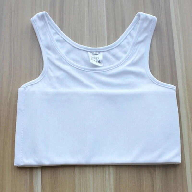 Les Sport Bra Top Chest Binder Super-elastic Bandage Strengthen Body Sculpting Top Sport Bras Chest Vest Undershirt Gym Running