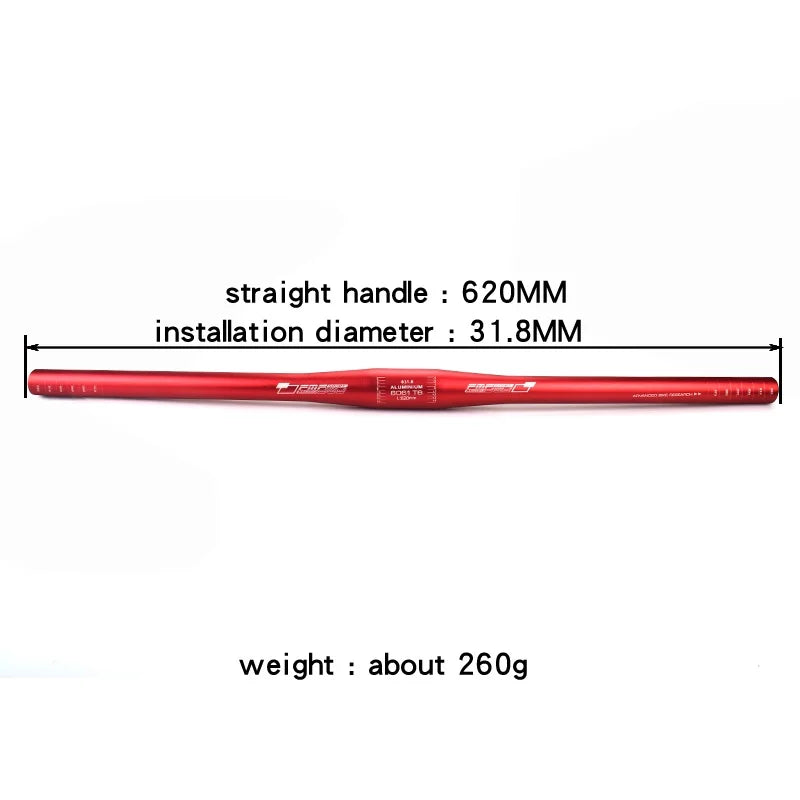 Bicycle Handlebar XM MTB Mountain Bicycle Swallow Shape Handlebar Flat Bar Riser Handlebar 6 Degree 31.8mm*620mm Bicycle Parts