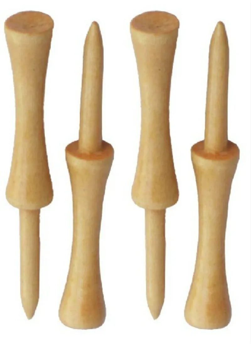 Step Down Golf Tees Wooden 50pcs One Pack
