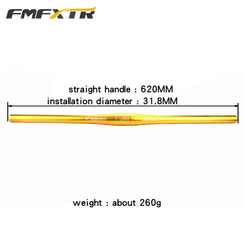 Bicycle Handlebar XM MTB Mountain Bicycle Swallow Shape Handlebar Flat Bar Riser Handlebar 6 Degree 31.8mm*620mm Bicycle Parts