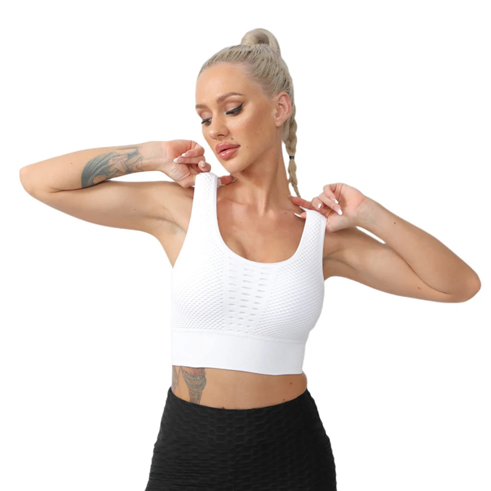 Sports Bras For Women Yoga Bra For fitness Workout Running Shirts Seamless Comfortable Yoga Bras Tank Top With Removable Pads