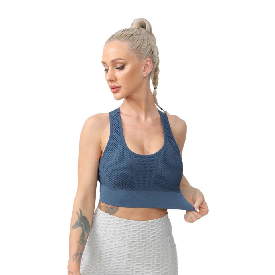 Sports Bras For Women Yoga Bra For fitness Workout Running Shirts Seamless Comfortable Yoga Bras Tank Top With Removable Pads