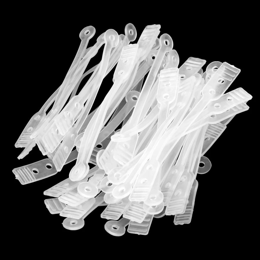 Pack Of 50pcs Resistance Elastic Curler Bands Hairdressing Accessories