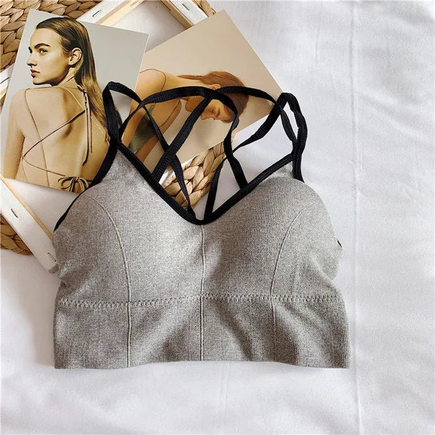 Breathable Sports Bra Anti-sweat Fitness Top Seamless Bra Shockproof Crop Top Women Push up Sport Bra Gym Workout Top