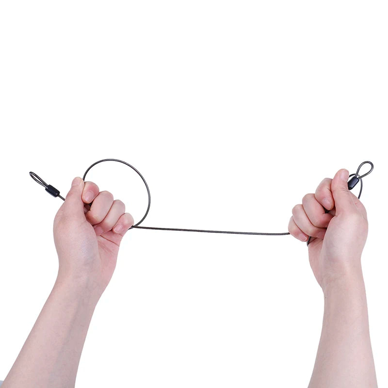 Safety Cable Steel Wire Rope 0.5/1M For Outdoor Sports Bike Lock Guard Security Luggage