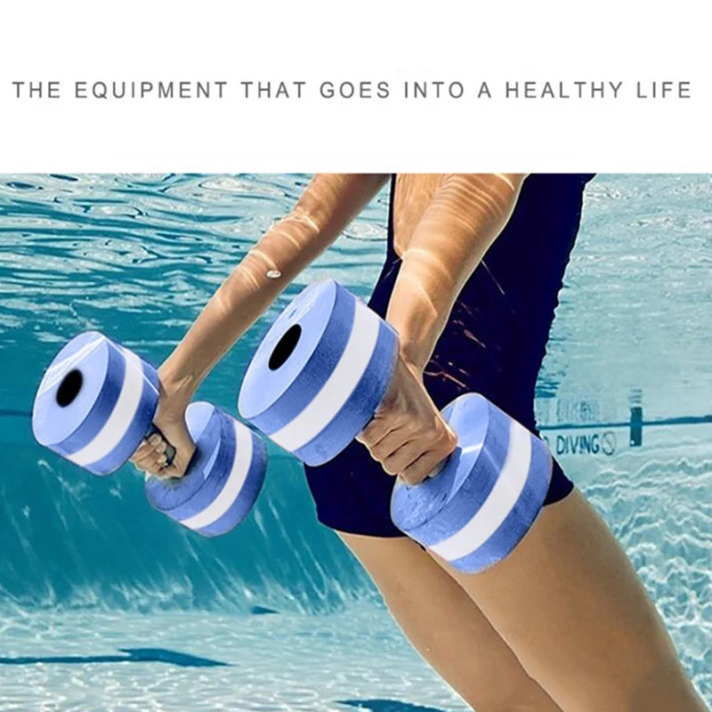 EVA Floating Dumbbells for Men and Women, Pool Exercise, Summer Water Swimming, Support Dumb, Yoga, Outdoor Sports Goods, 1Pc
