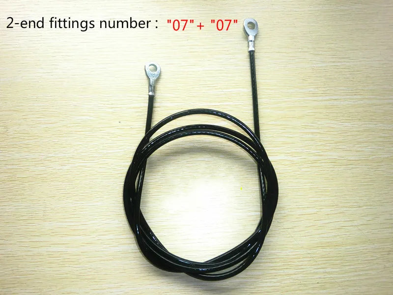 Fitness Equipment Accessories Set, Steel Wire Rope Assembly, 5mm, 6mm Wire and Head Accessories Fit Gym Cable, Gym Cable