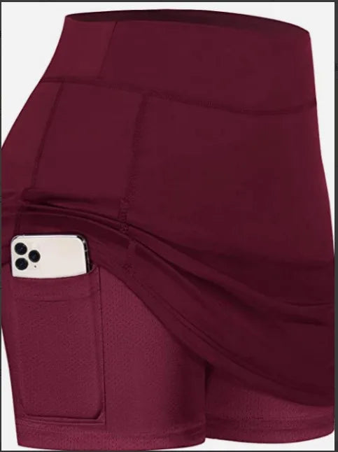 Women’s Sports Tennis Skirt – High Waist Golf & Fitness Skort