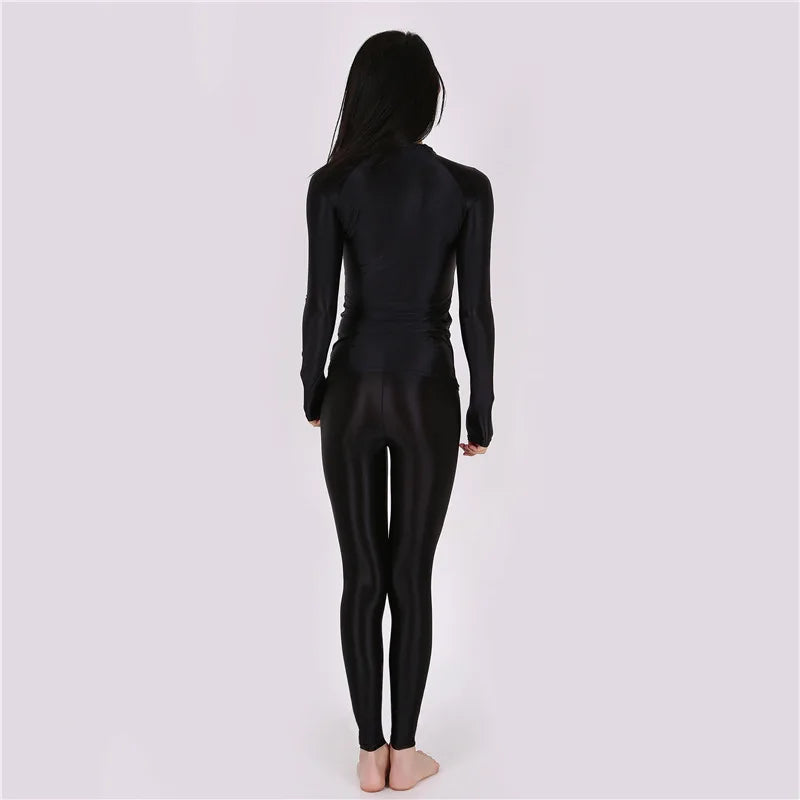 2021 New Yoga Suit Oily pants+ top Silky Shiny sexy workout clothes for women High elastic plus size gym clothing Set