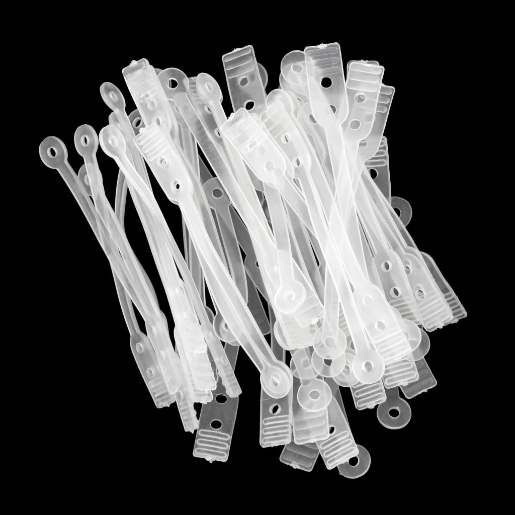 Pack Of 50pcs Resistance Elastic Curler Bands Hairdressing Accessories