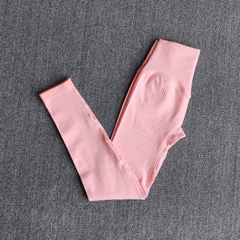 New Yoga Pants Sports Clothing Seamless Legging Solid High Waist Full Length Workout Leggings for Fittness Yoga Leggings