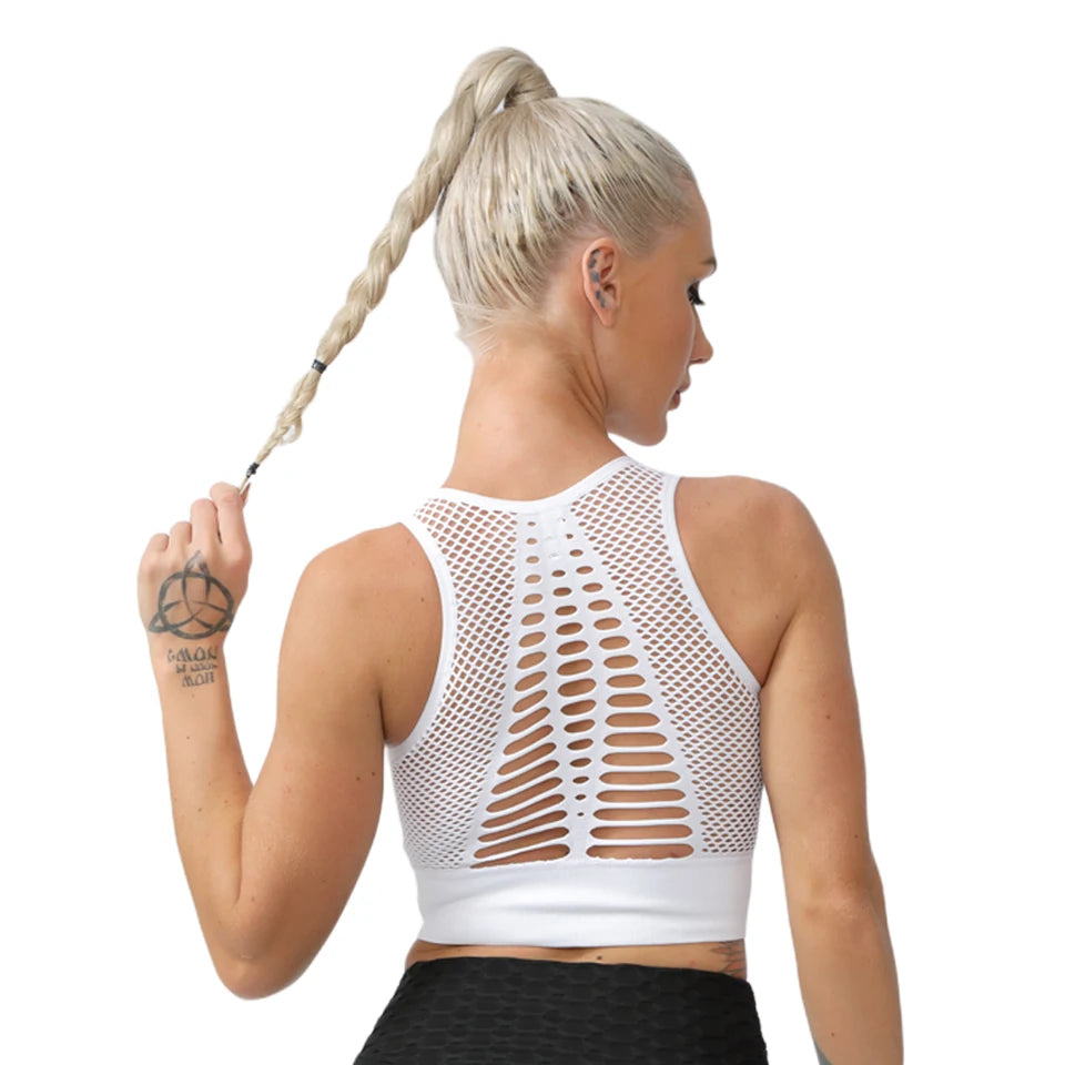 Sports Bras For Women Yoga Bra For fitness Workout Running Shirts Seamless Comfortable Yoga Bras Tank Top With Removable Pads