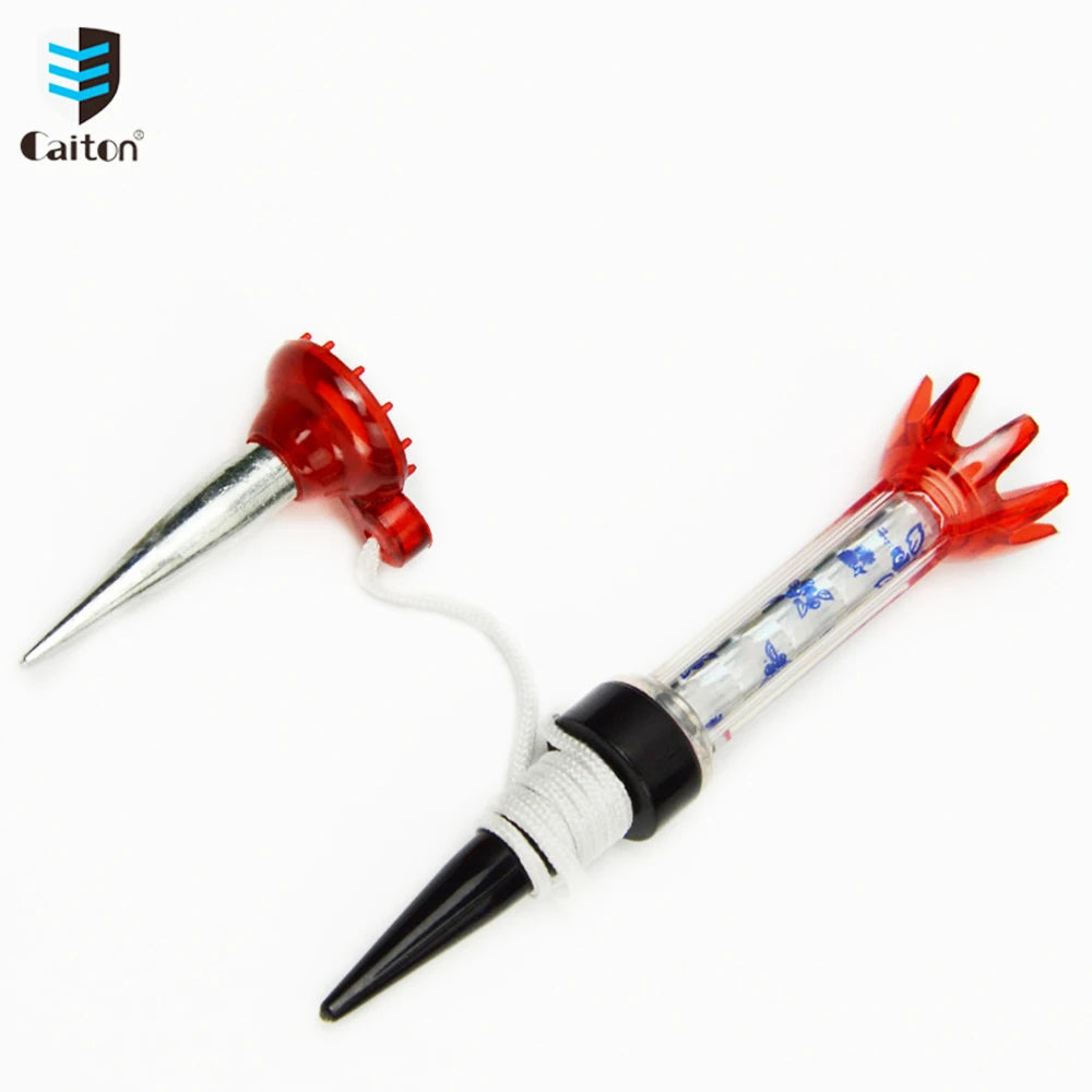 Caiton Colorful Plastic Golf Tees - 4 Pack, 80mm/3.15in, Durable and Fit All Courses - Exquisite Gift Box Golf Tee Set