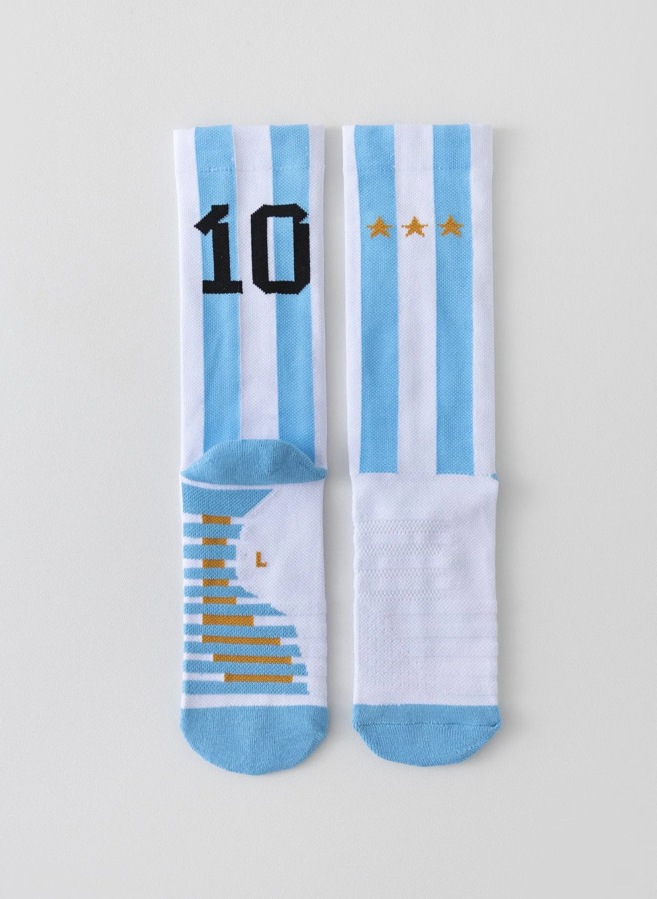 1pair-5 pairs, men's soccer socks with anti slip and wear-resistant midsole, sports socks, basketball socks