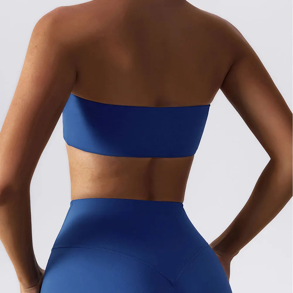 Sports Bras For Women Strapless Bra Padded Top Stretchy Fitness Yoga Tops Bra Sportwear Exercise Clothes Sports Underwear