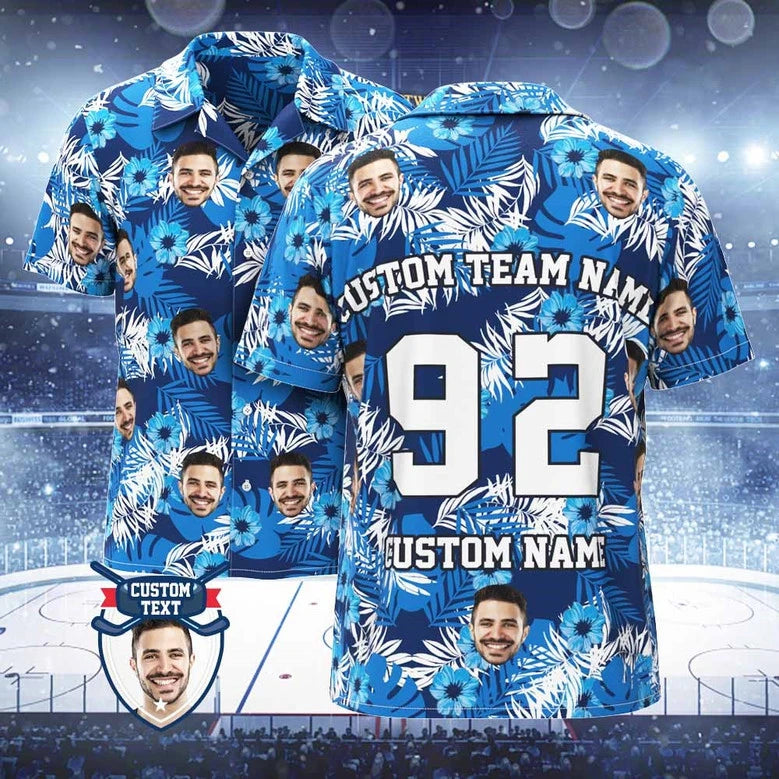 Custom Sports Soccer Team Uniform DIY Name 2025 Summer Male Clothing Outdoor Flower Personality Face Funny Shirts Blouse Tee Top