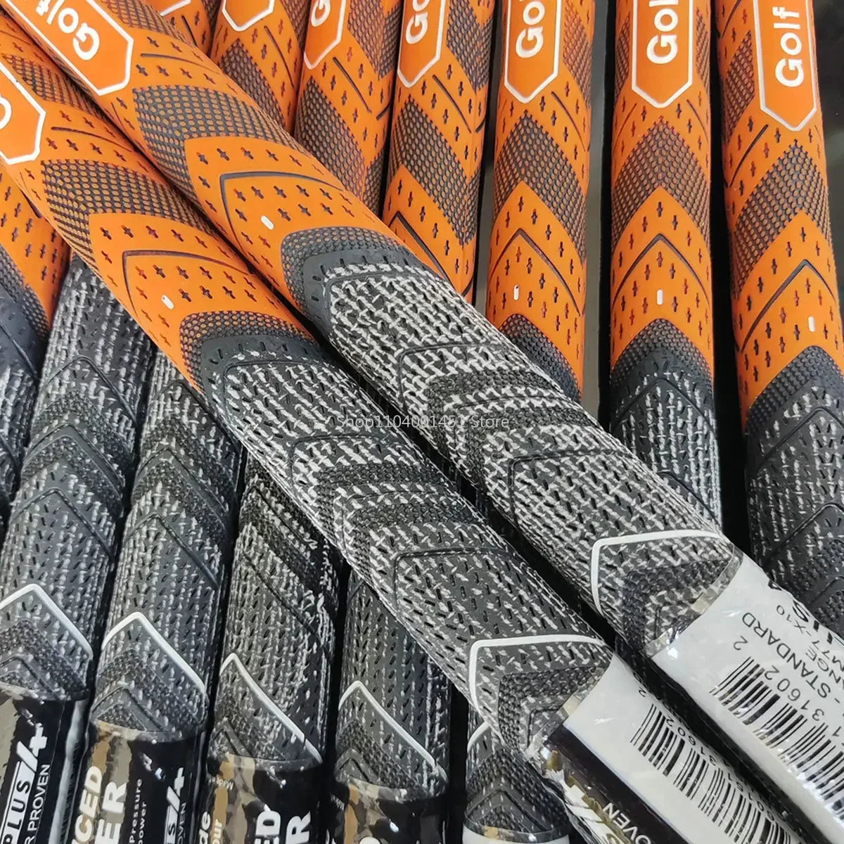 13pcs PLUS Golf Grip Rubber Cotton Yarn Golf Club Grips Iron and Wood Standard/Midsize Universal Golf Club Grips