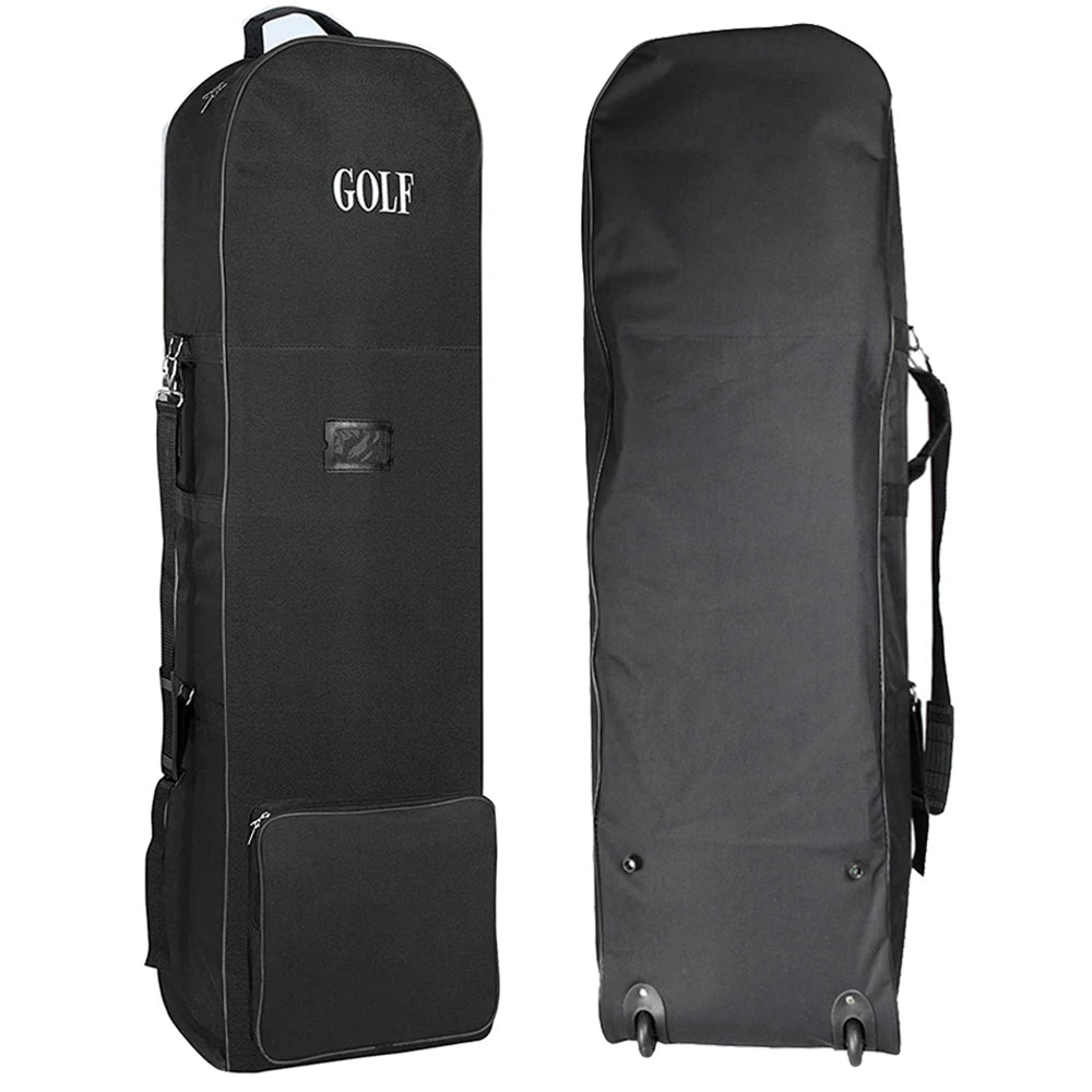 Golf Travel Bag Soft Foldable Portable Lightweight Practical Durable 600D Golf Club Bag Storage Bag Golf Aviation Bag