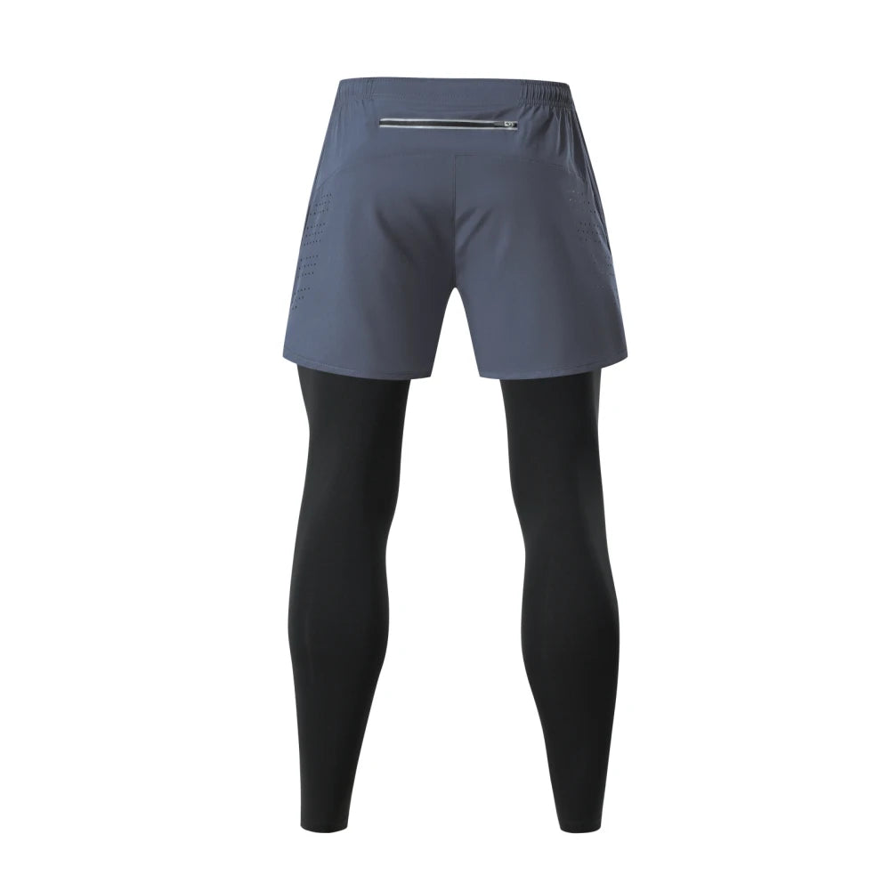 Men’s Fake Two-Piece Outdoor Sport Pants