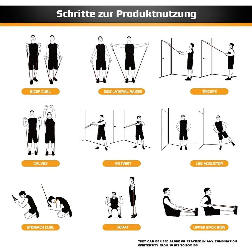 Resistance Bands Set – Strength Training Pull Rope