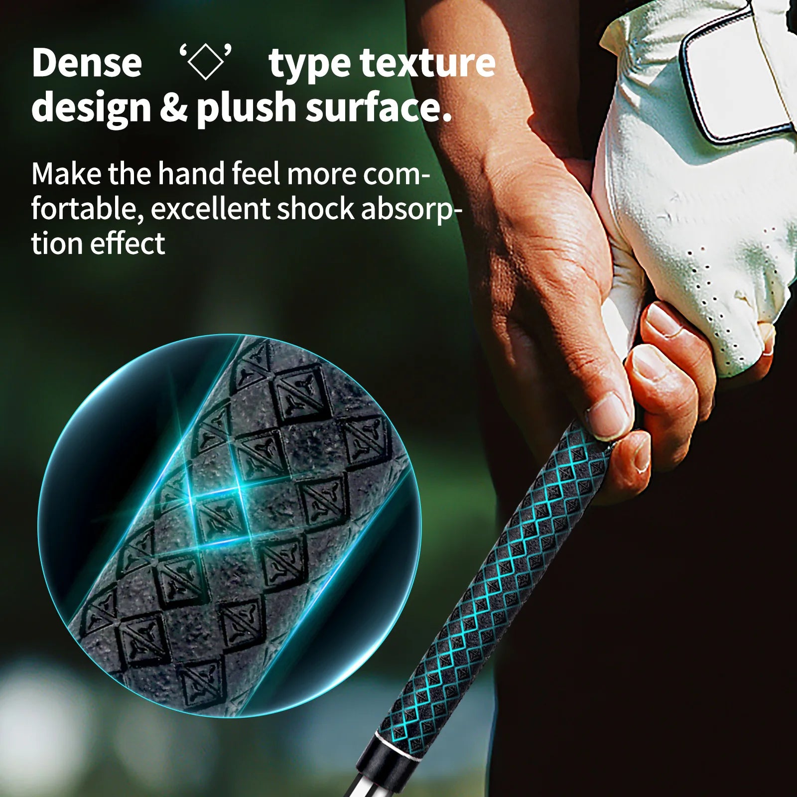 1 PCS Golf Club Grips for Men and Women Natural Rubber Standard Size Anti-skid Comfortable Golf Iron/ Fairway Wood Grips