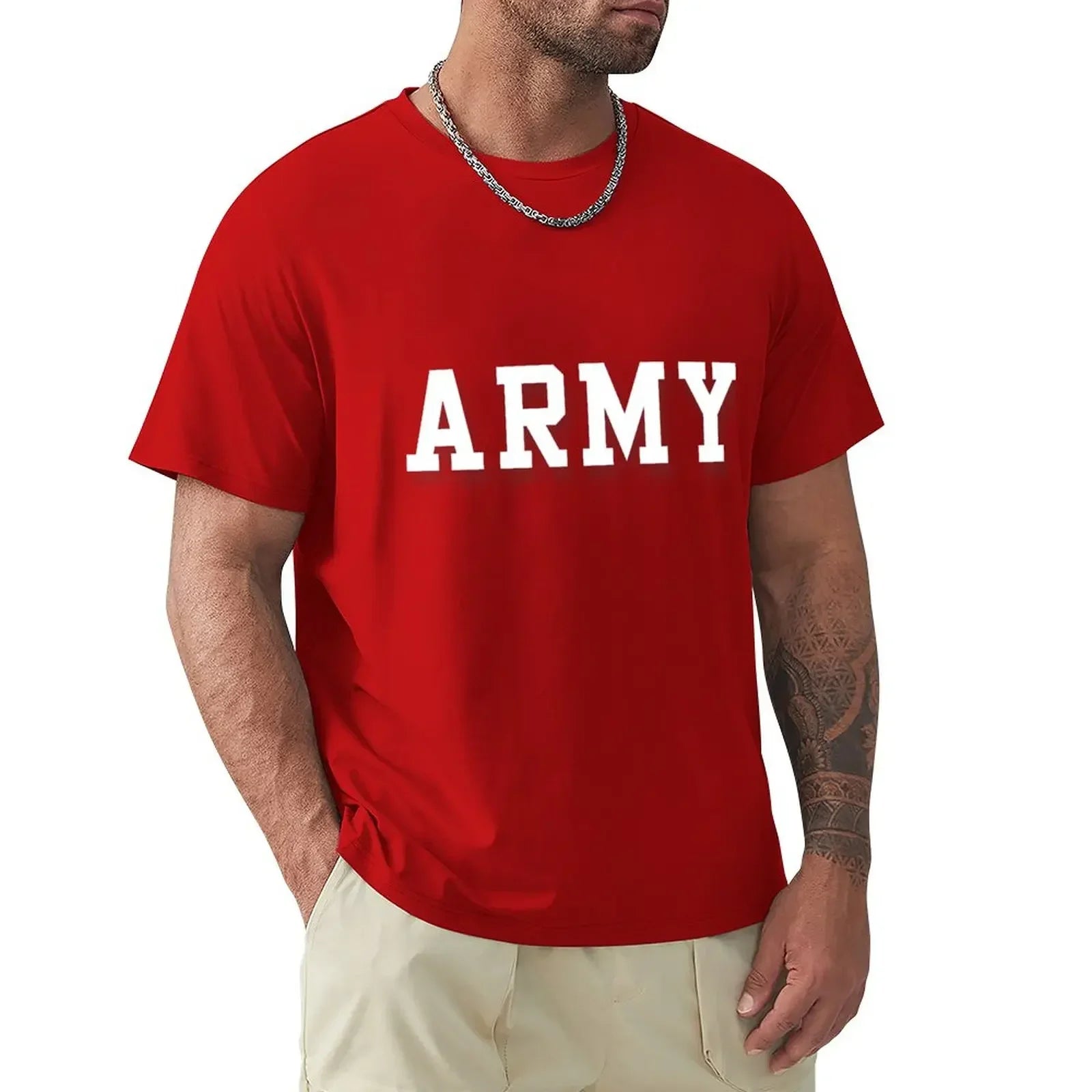 tees hippie clothes funnys mens t shirt graphic ARMY - Cal Robertson Zero Day T-Shirt clothes sweat men clothings streetwear