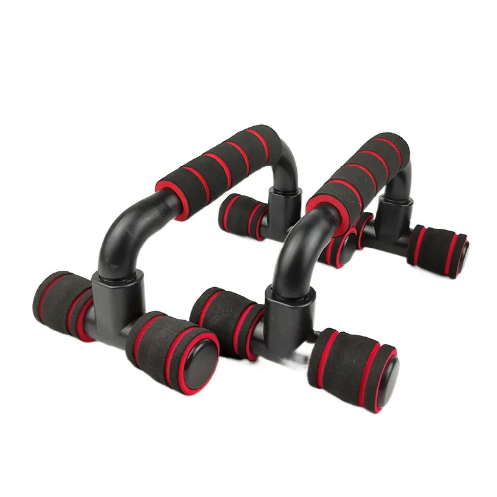 1 Pair of Gym Handles Non-slip Push-up Stand Strong Stable Pushup Bars Durable H-shaped Calisthenics Parallel Bars Fitness
