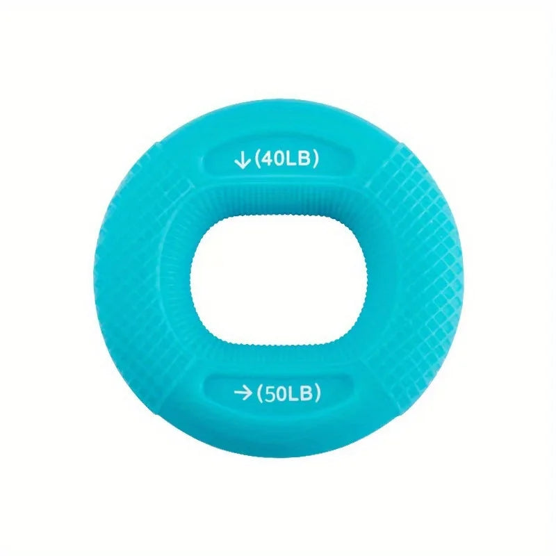 Build Muscle Strength in Your Hands with this 20-80LB Hand Muscle Training Silicone Ring - Perfect for Home Gyms!