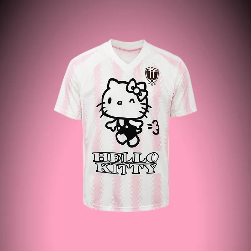 25/26 Latest Hot Sale Cartoon Soccer Badminton Jersey T-shirt Same Sports Training Clothes for Adults Kids Men's Ladies Tops