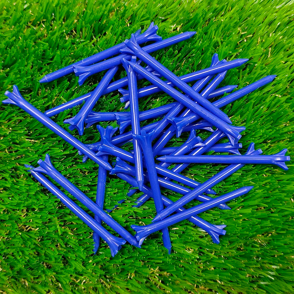 40 Pack Plastic Golf Tee Set 2-3/4'' Unbreakable Golf Tees Improved Durability Reduced Friction and Increased Drive Distance