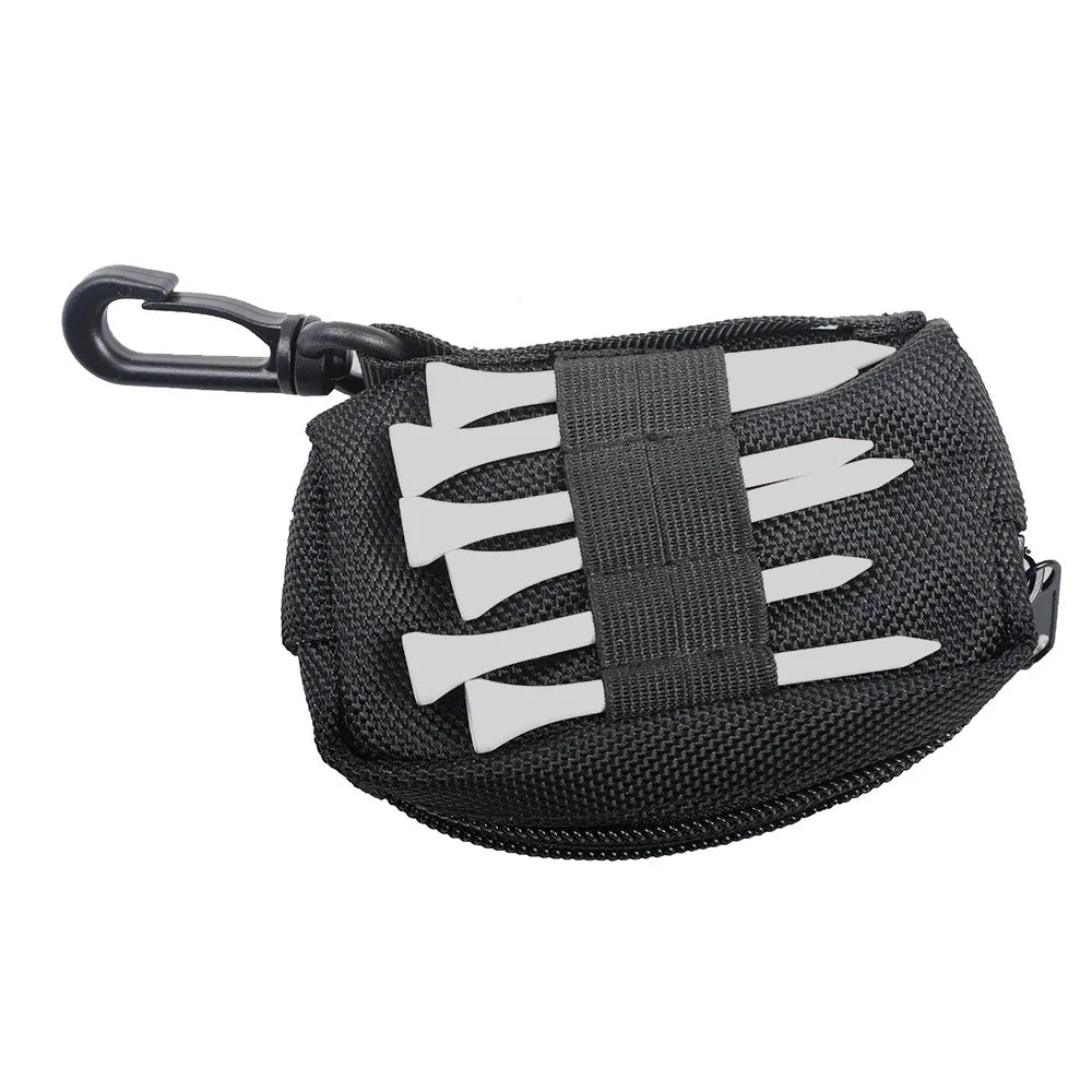 Golf Belt Pouch Practice Accessory Bag Hanging Golf Ball Storage Accessory Organizer