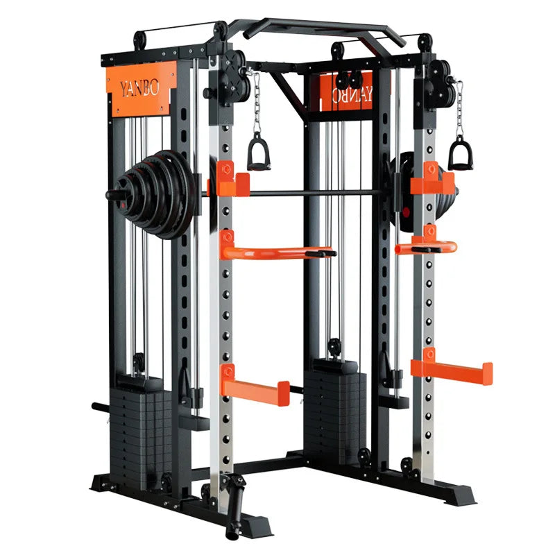 Household & Gym Combination Multifunctional Flying Bird Gantry, Comprehensive Trainer Fitness Equipment, Squat Stand