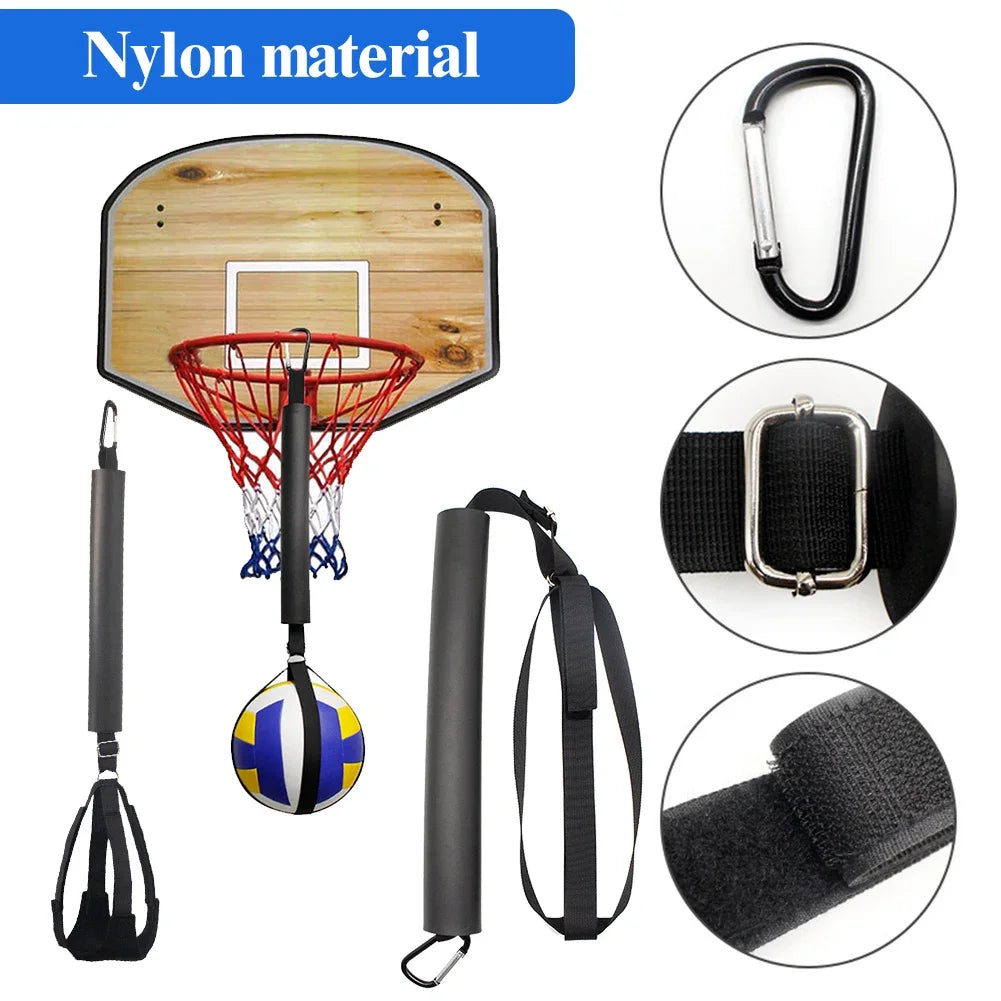 Volleyball Spike Trainer with Adjustable Ball Holder