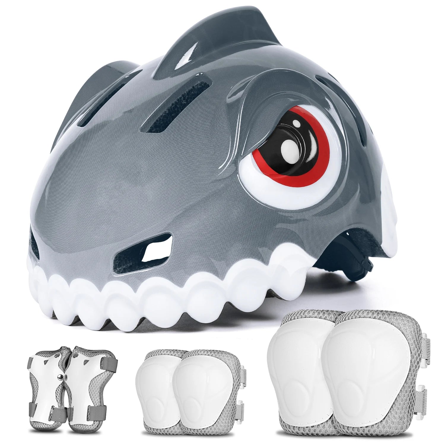 FUNWICT Children Bicycle Helmet Guard Knee Elbow Gear Sports Safety Cap for Balance Bike Skateboard lightweight