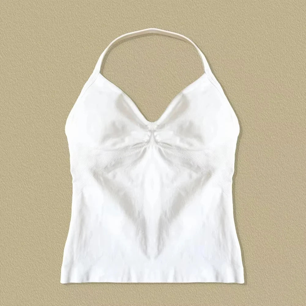 2025 New Sports Tops Yoga Vests Women's Fitness Vests Beautiful Backless Bras Running Camisoles Tops for Home and Outdoor Wear