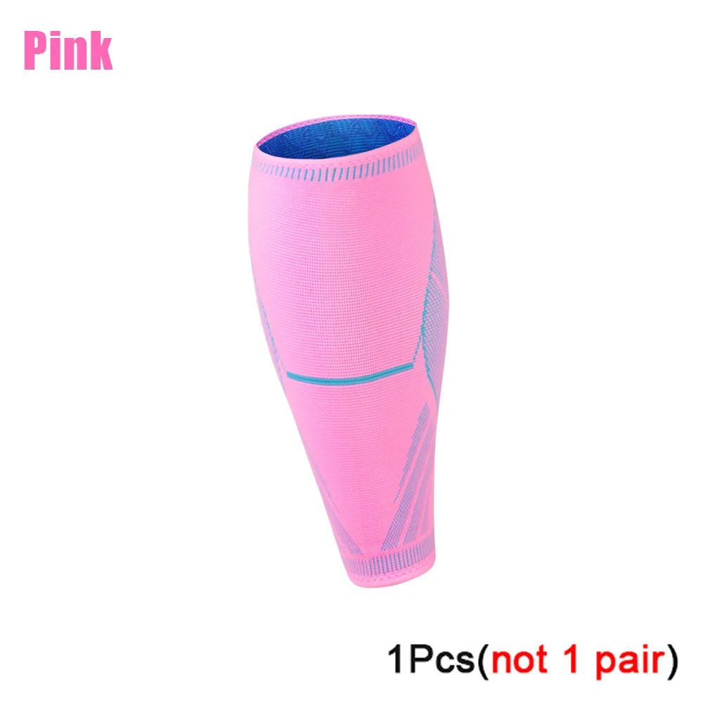 1pcs Running Athletics Compression Sleeves Leg Calf Shin Splints Elbow Knee Pads Protection Sports Safety Unisex