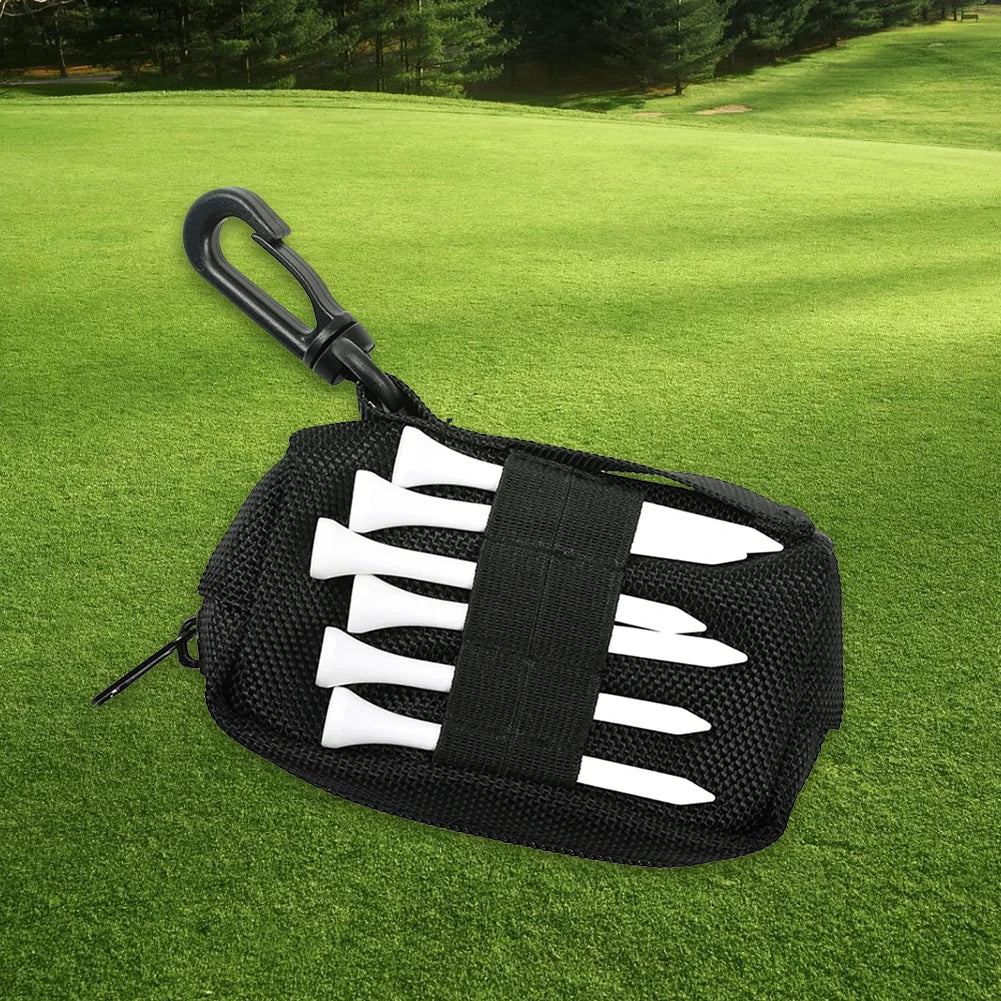 Golf Ball Case Waist Holder Bag Golf Accessories Waist Bag with Clip Golf Ball Waist Bag Golf Ball Storage Bag for Men and Women