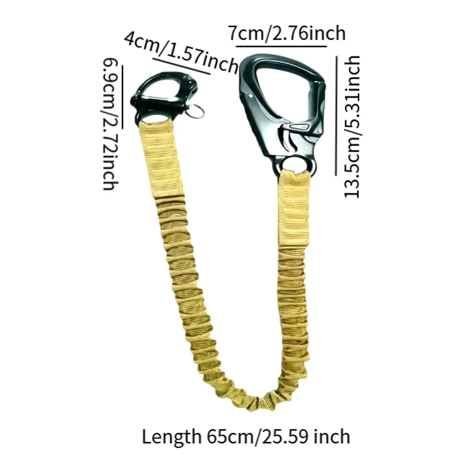 Safety Lanyard Fall Protection Helo Lanyard for Outdoor Sports Scaffolding