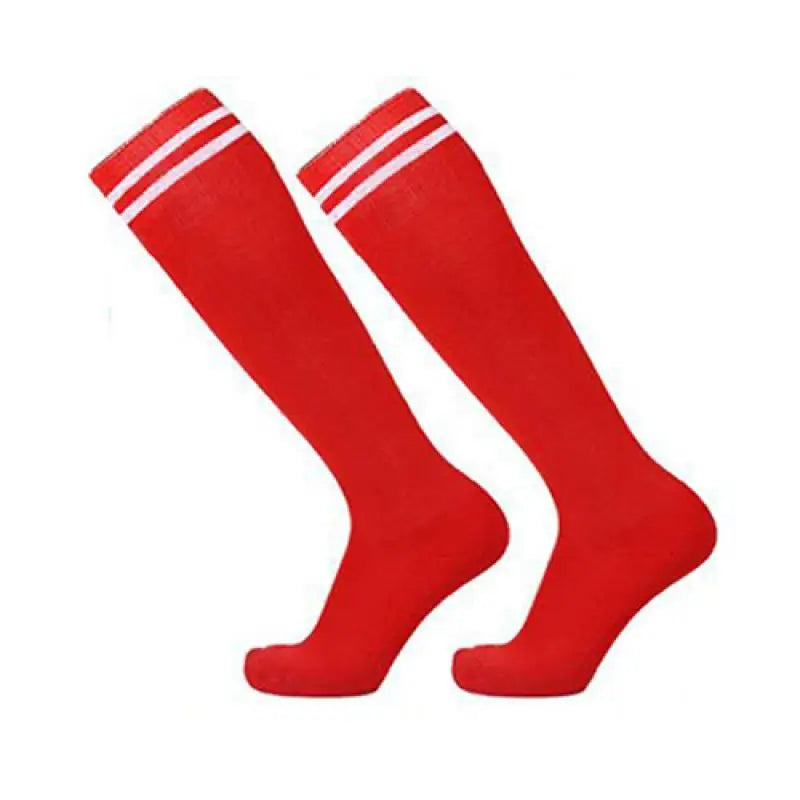 1 Pair Football Sports Socks Long Knee Cotton Spandex Kids Legging Stockings Soccer Baseball Ankle Adults Children Socks